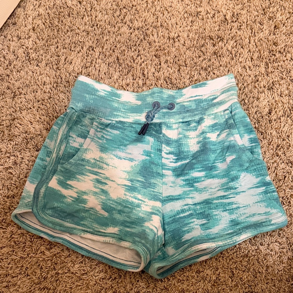 Teal Tie-Dye Women's Shorts